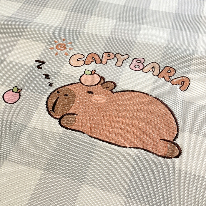 91家纺网 家纺一手货源 找家纺 雅居纺2025新款A类加厚三明治底绣花冰藤席  幸运巴拉