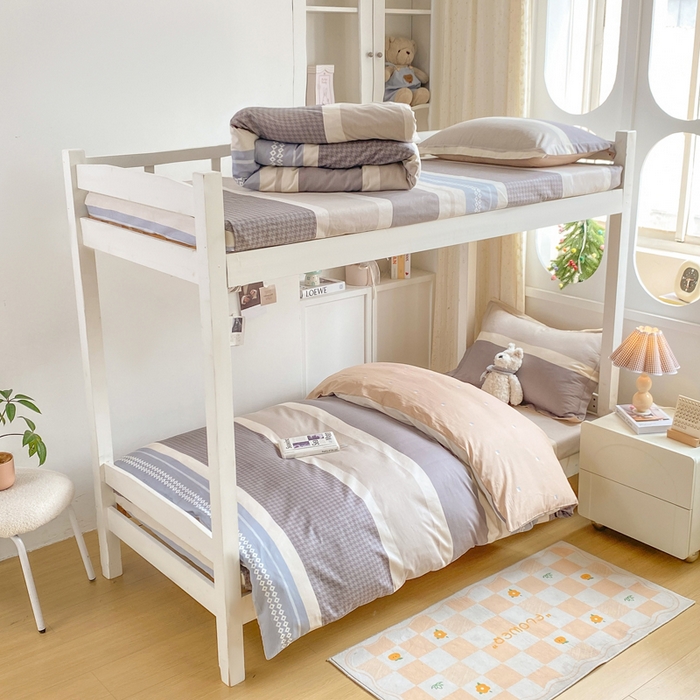 91家纺网 家纺一手货源 找家纺 （总）朵安2025新款全棉印花学生三件套