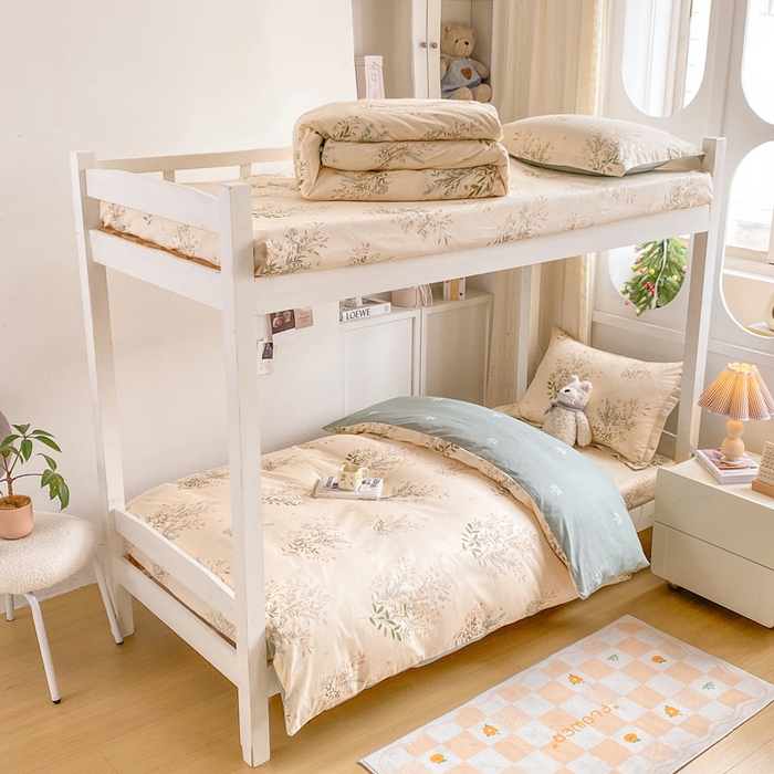 91家纺网 家纺一手货源 找家纺 （总）朵安2025新款全棉印花学生三件套