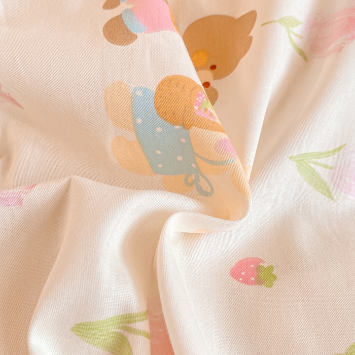 91家纺网 家纺一手货源 找家纺 朵安2025新款全棉印花学生三件套 春日班