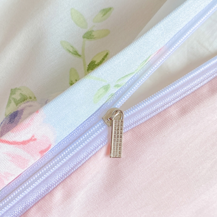 91家纺网 家纺一手货源 找家纺 朵安2025新款全棉印花学生三件套 解语花