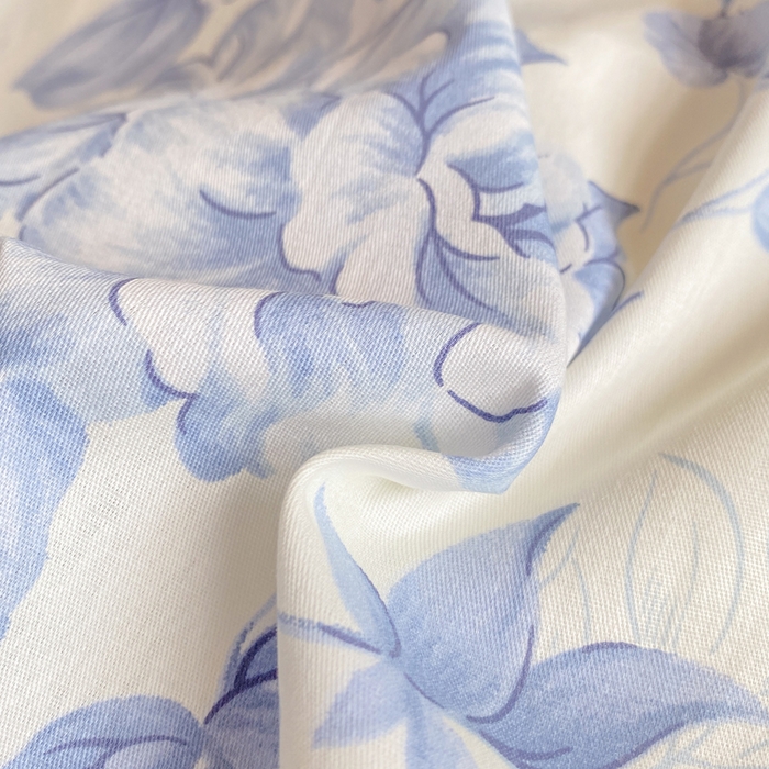 91家纺网 家纺一手货源 找家纺 朵安2025新款全棉印花学生三件套 青花舞梦