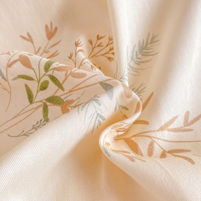 91家纺网 家纺一手货源 找家纺 朵安2025新款全棉印花学生三件套 柔情仙草