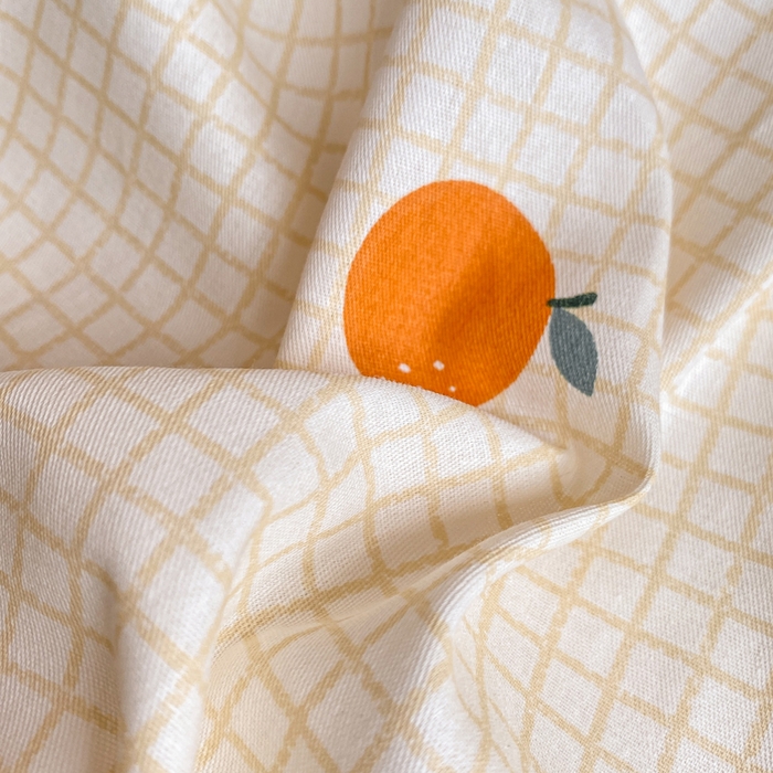 91家纺网 家纺一手货源 找家纺 朵安2025新款全棉印花学生三件套 甜橙