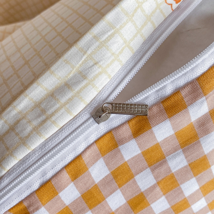 91家纺网 家纺一手货源 找家纺 朵安2025新款全棉印花学生三件套 甜橙