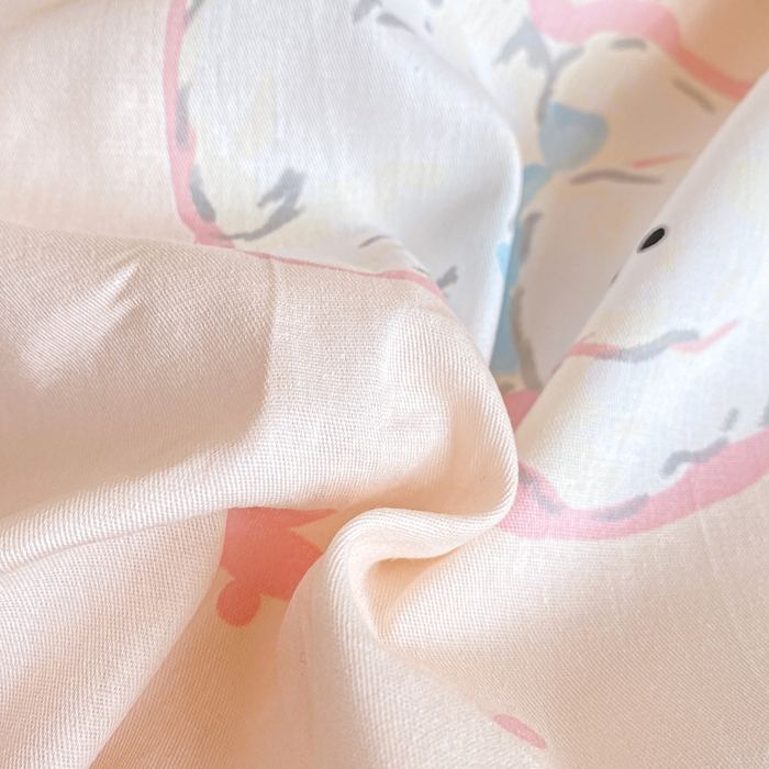 91家纺网 家纺一手货源 找家纺 朵安2025新款全棉印花学生三件套 甜心樱桃狗