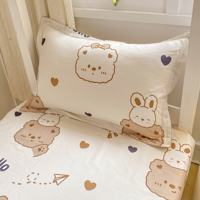 91家纺网 家纺一手货源 找家纺 朵安2025新款全棉印花学生三件套 童年趣宝