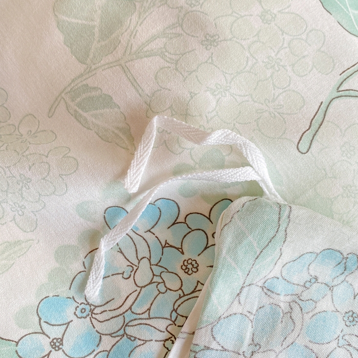 91家纺网 家纺一手货源 找家纺 朵安2025新款全棉印花学生三件套 绣球花语