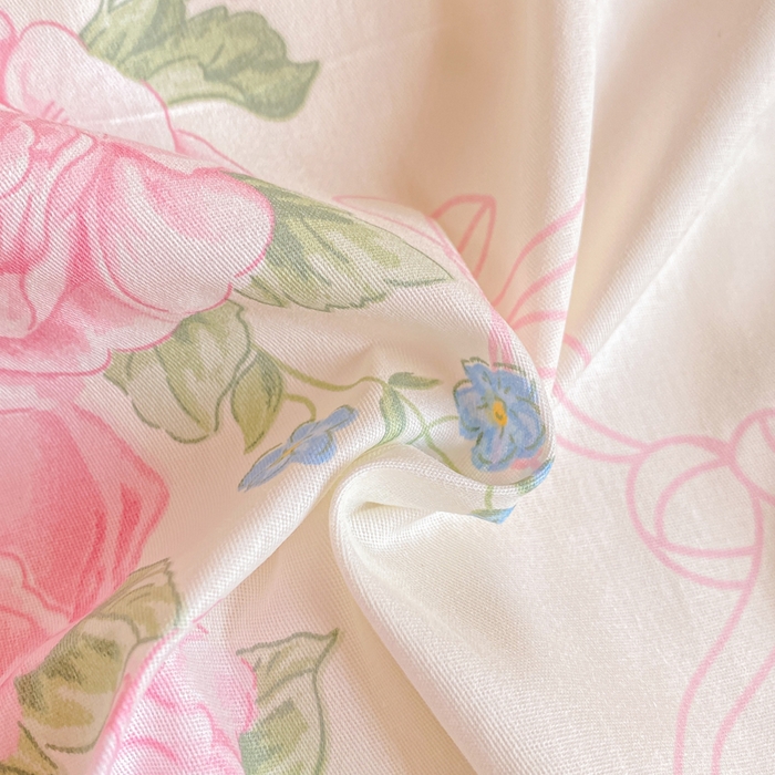 91家纺网 家纺一手货源 找家纺 朵安2025新款全棉印花学生三件套 仲夏美梦