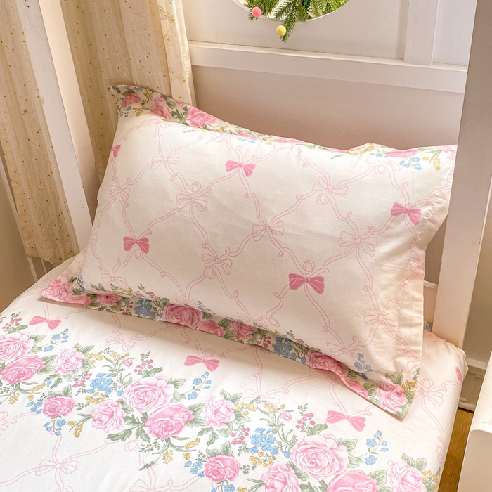 91家纺网 家纺一手货源 找家纺 朵安2025新款全棉印花学生三件套 仲夏美梦