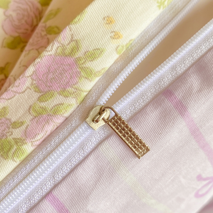 91家纺网 家纺一手货源 找家纺 朵安2025新款全棉印花学生三件套 紫韵花蔓