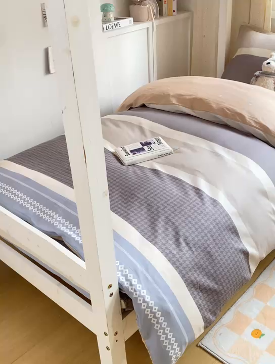 91家纺网 家纺一手货源 找家纺 朵安2025新款全棉印花学生三件套 安东尼