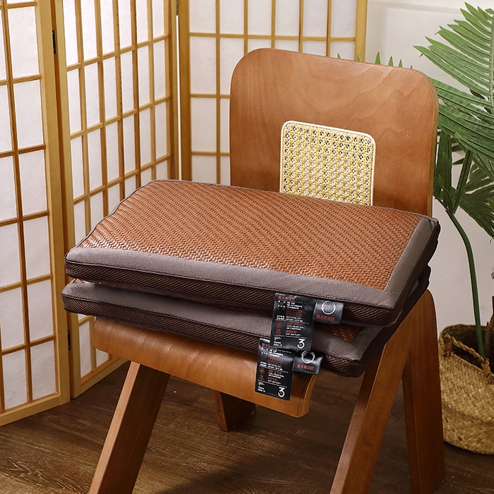 91家纺网 家纺一手货源 找家纺 雅晨枕芯工厂店 2025新款夏季清凉冰藤薰衣草甜荞麦枕头枕芯 苦荞枕-咖色