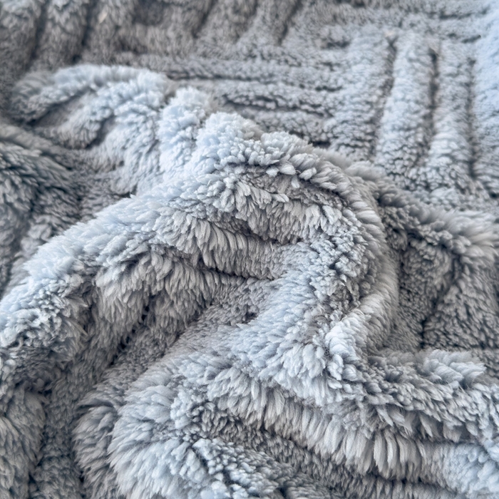 91家纺网 家纺一手货源 找家纺 欧邦2025新款提花舒棉绒塔芙绒床笠跨境-场景二 床笠款-贵族蓝