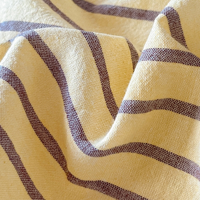 91家纺网 家纺一手货源 找家纺 柠萌家居 2025年最新款学生宿舍全棉无印风A类良品宿舍上下铺三件套 黄咖条