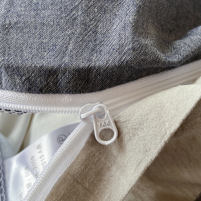 91家纺网 家纺一手货源 找家纺 柠萌家居 2025年最新款学生宿舍全棉无印风A类良品宿舍上下铺三件套 蓝大格