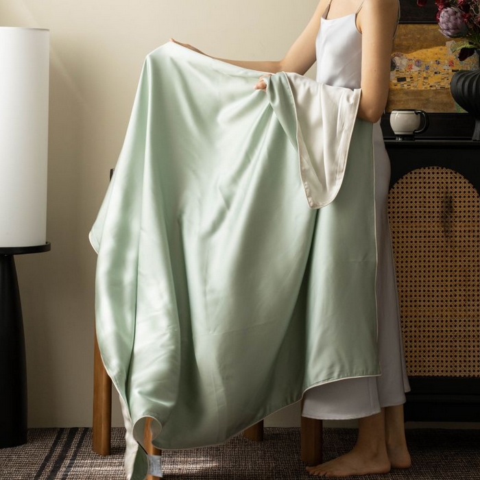 91家纺网 家纺一手货源 找家纺 （总）咏绒家纺工厂店 2025新款A类奥地利进口天丝盖毯系列 -风格一