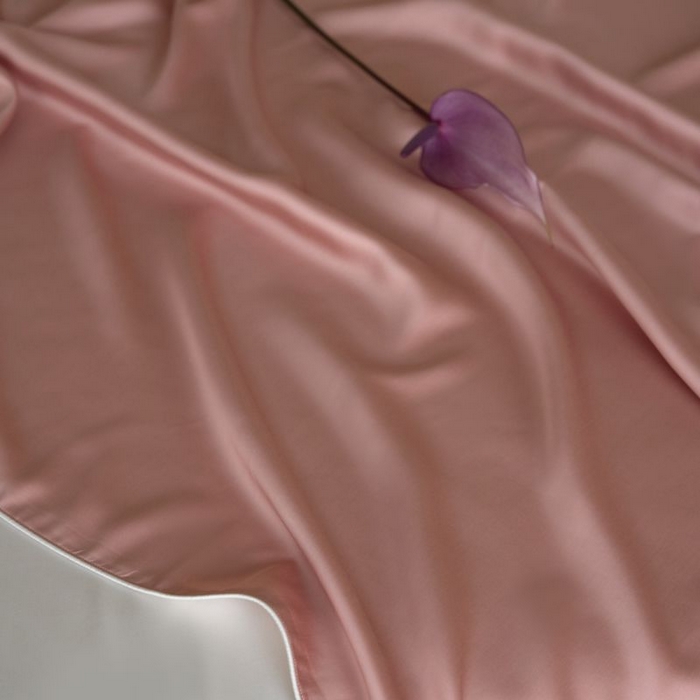 91家纺网 家纺一手货源 找家纺 咏绒家纺工厂店 2025新款A类奥地利进口天丝盖毯系列 -风格二 桃之夭夭