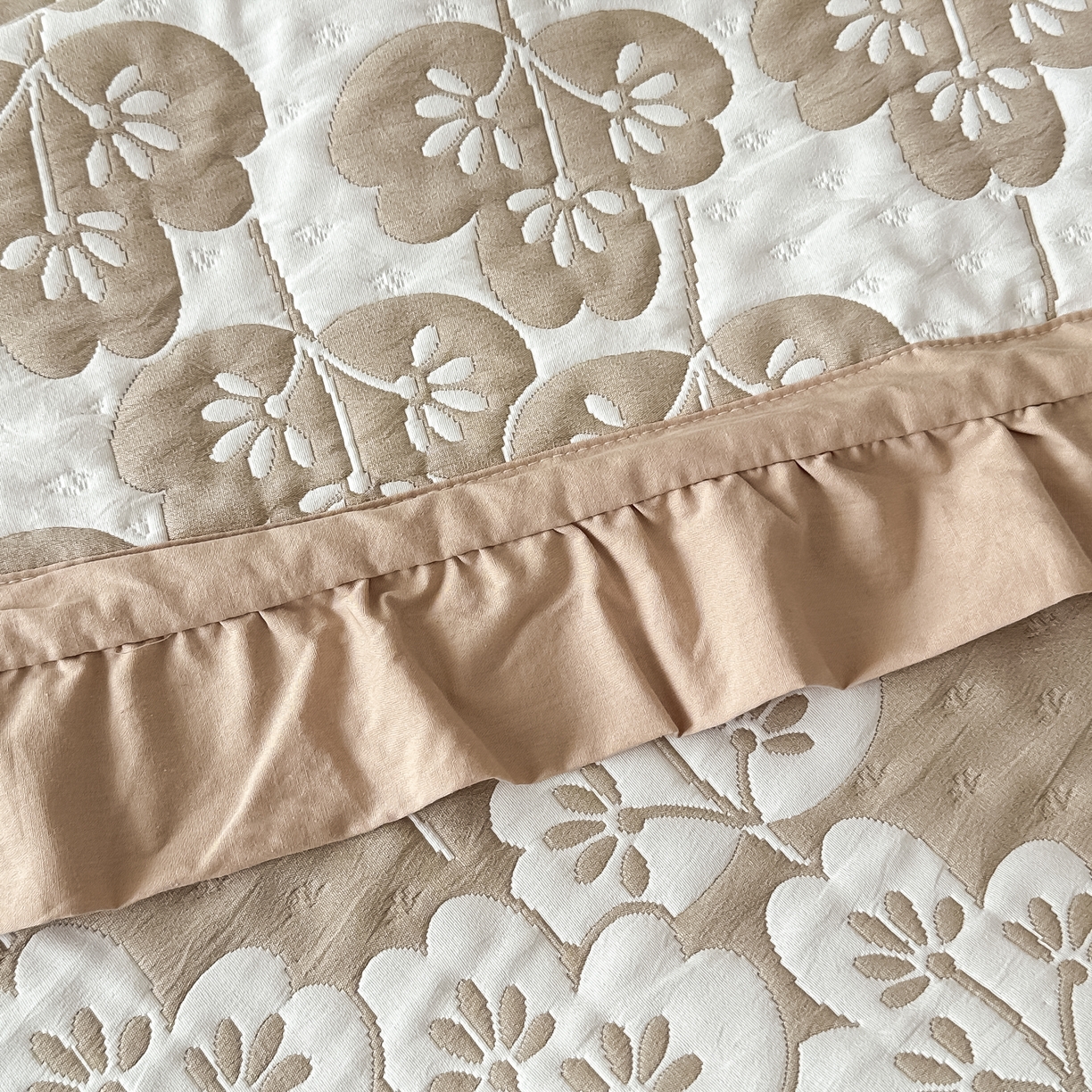 91家纺网 家纺一手货源 找家纺 （总）紫碧螺2025新款多层纱夏被床盖四件套