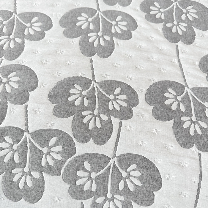 91家纺网 家纺一手货源 找家纺 紫碧螺2025新款多层纱夏被床盖四件套 浅灰