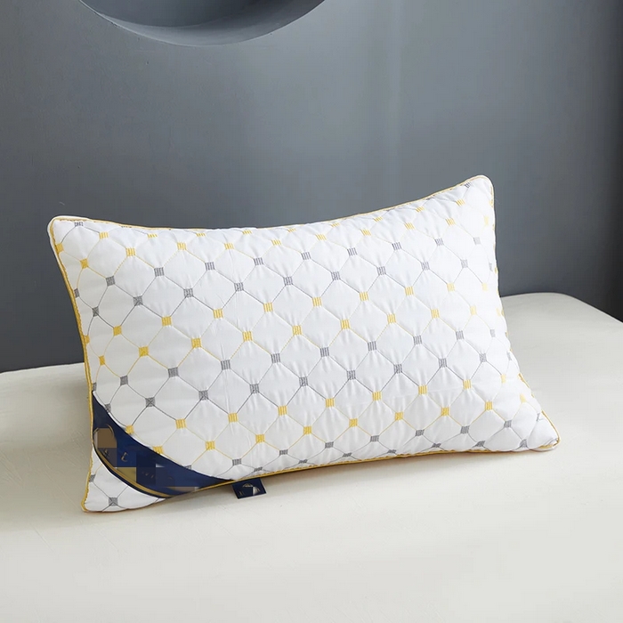 91家纺网 家纺一手货源 找家纺 雅晨枕芯工厂店 2025新款满天星双边立体枕头枕芯 白