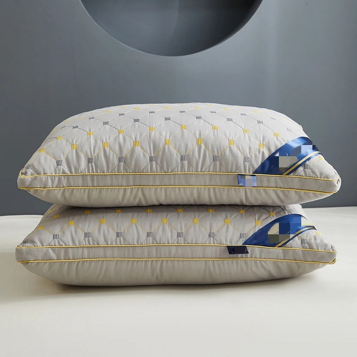 雅晨枕芯工厂店 2025新款满天星双边立体枕头枕芯 灰