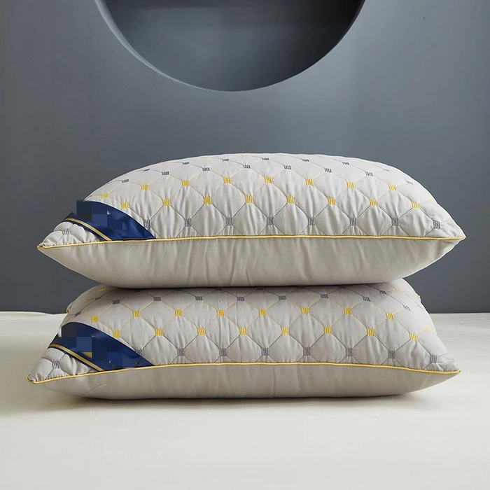 雅晨枕芯工厂店 2025新款满天星单边枕头枕芯 灰