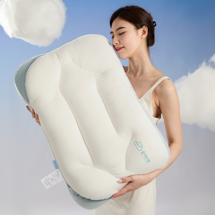 91家纺网 家纺一手货源 找家纺 （总）昕科 2025新款云端睡感温柔呵护柔感云呼吸枕枕头枕芯