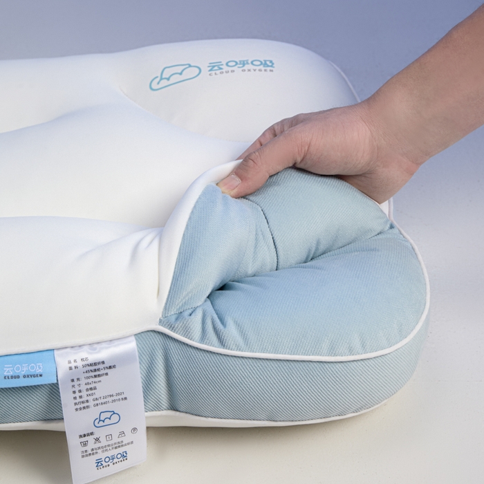 91家纺网 家纺一手货源 找家纺 （总）昕科 2025新款云端睡感温柔呵护柔感云呼吸枕枕头枕芯