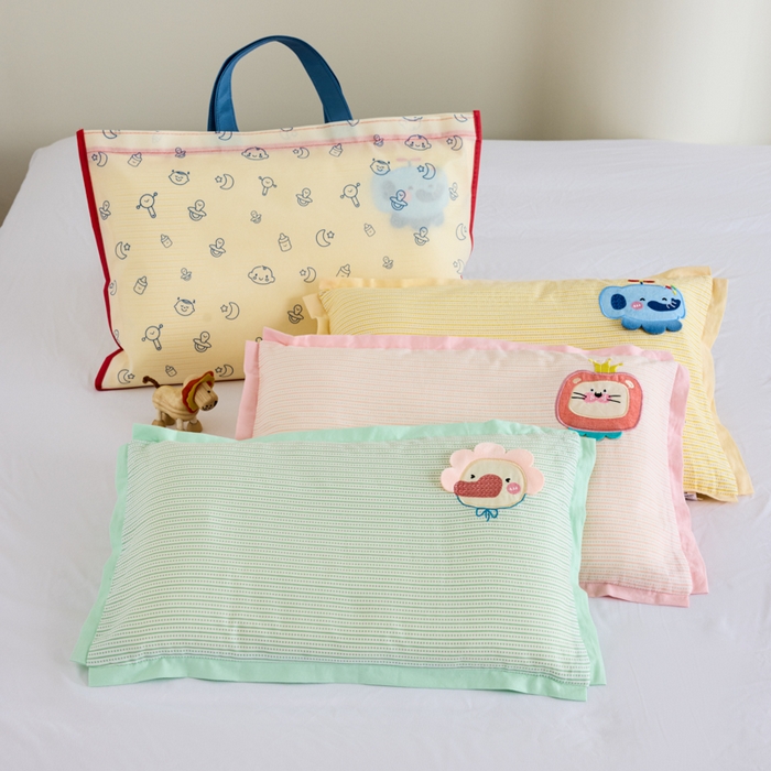 昕科 2025新款亲肤舒适全棉纯棉萌趣决明子儿童枕枕头枕芯 组合图仅供参考 30x49cm/只