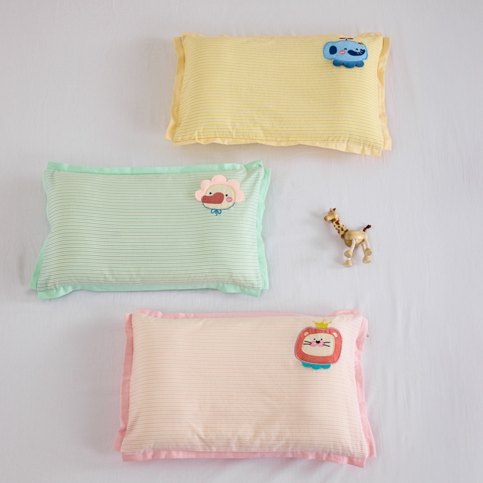 91家纺网 家纺一手货源 找家纺 昕科 2025新款亲肤舒适全棉纯棉萌趣决明子儿童枕枕头枕芯 组合图仅供参考 30x49cm/只