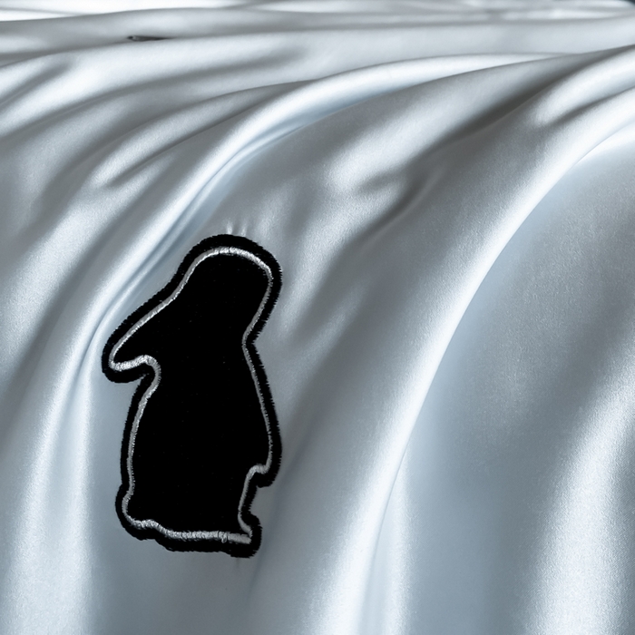 91家纺网 家纺一手货源 找家纺 红嘴企鹅 2025新款冰丝夏被夏凉被空调被四件套-浪漫兔 浪漫兔-蓝色