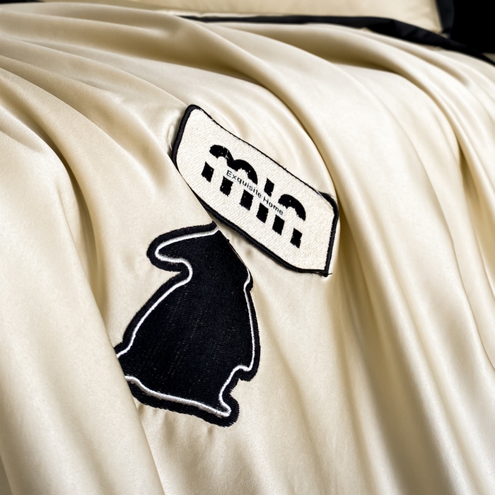 91家纺网 家纺一手货源 找家纺 红嘴企鹅 2025新款冰丝夏被夏凉被空调被四件套-浪漫兔 浪漫兔-香槟