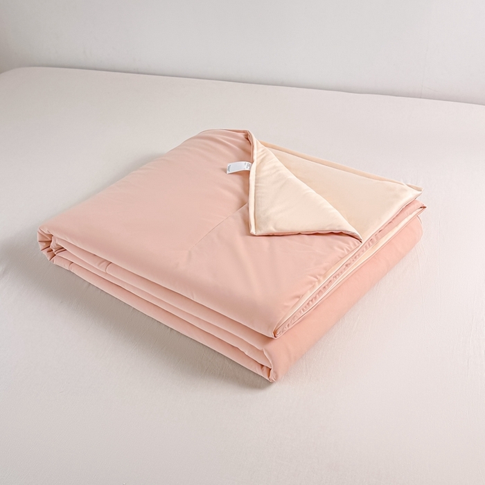 圣尔雅家纺 2025春夏新款亚朵同款夏季被子锦纶双感深睡被夏被夏凉被pro2.0 橘雾粉