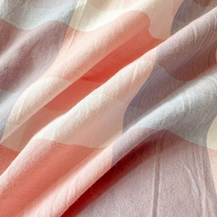 91家纺网 家纺一手货源 找家纺 玖弘家居 2025新款全棉纯棉色织水洗棉学生宿舍三件套四件套上下铺三件套六宫格暖粉