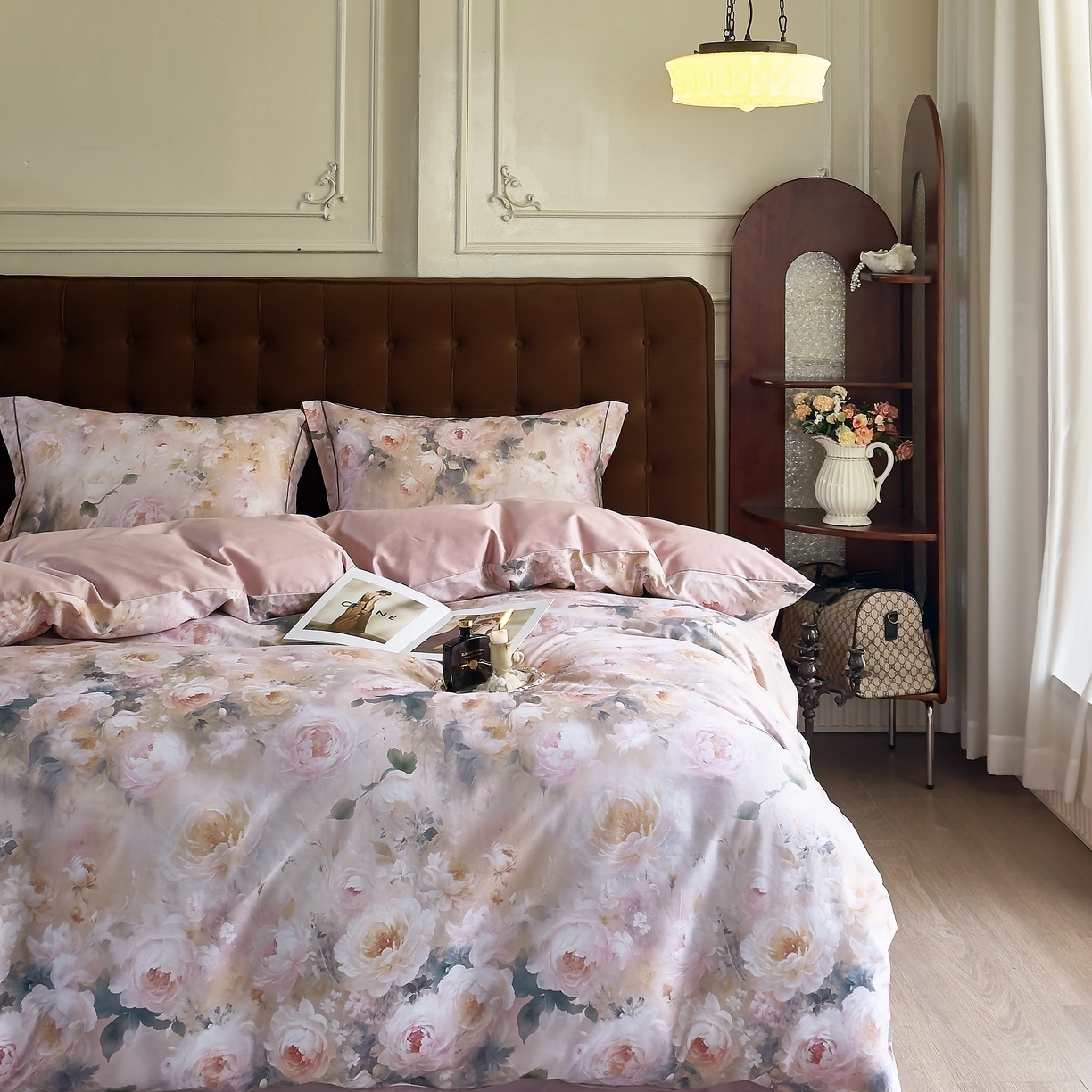 91家纺网 家纺一手货源 找家纺 （总）由丽家纺 2025新款亲肤舒适全棉纯棉臻棉数码印花四件套系列