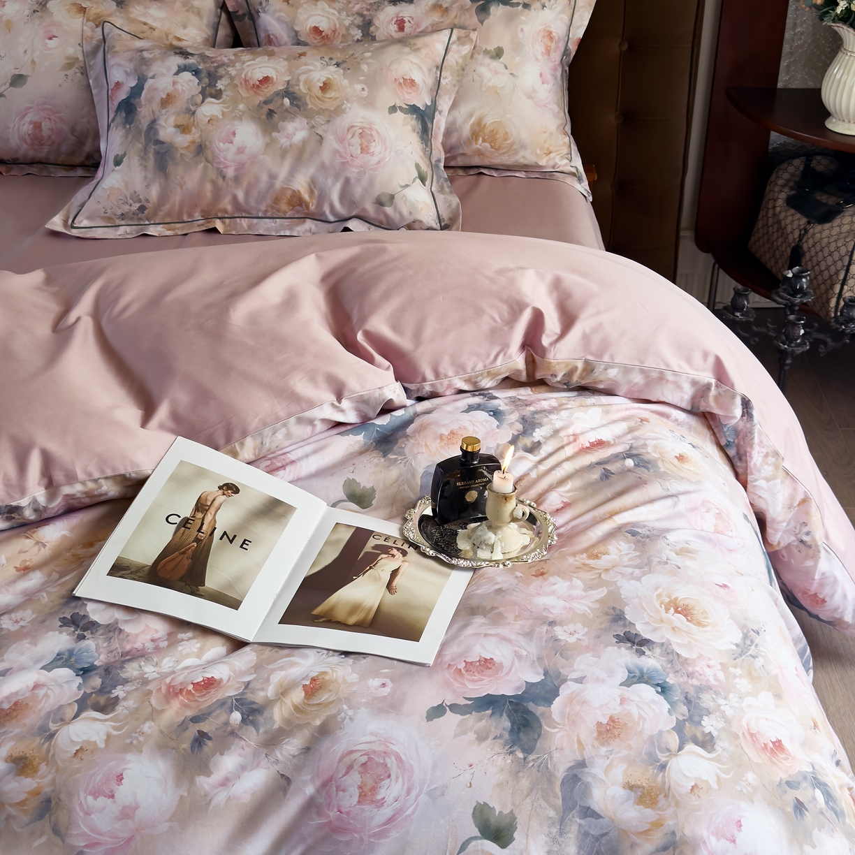 91家纺网 家纺一手货源 找家纺 （总）由丽家纺 2025新款亲肤舒适全棉纯棉臻棉数码印花四件套系列