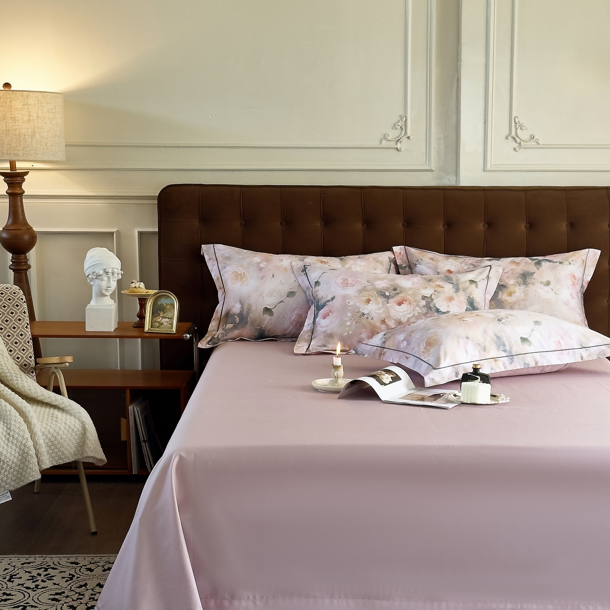 91家纺网 家纺一手货源 找家纺 （总）由丽家纺 2025新款亲肤舒适全棉纯棉臻棉数码印花四件套系列