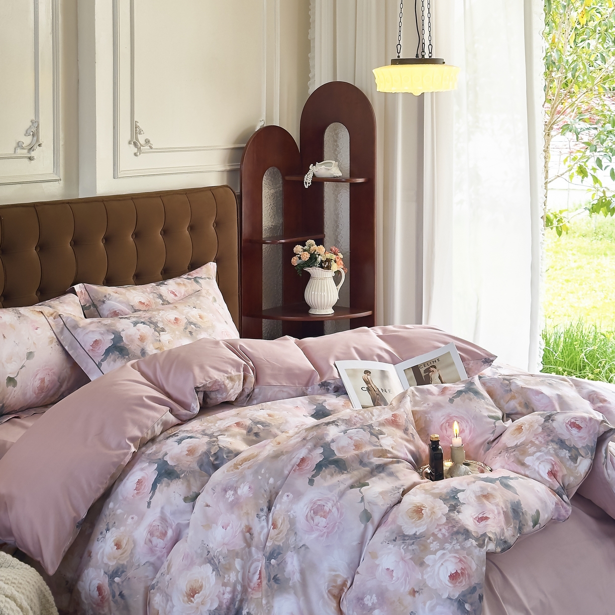 91家纺网 家纺一手货源 找家纺 （总）由丽家纺 2025新款亲肤舒适全棉纯棉臻棉数码印花四件套系列