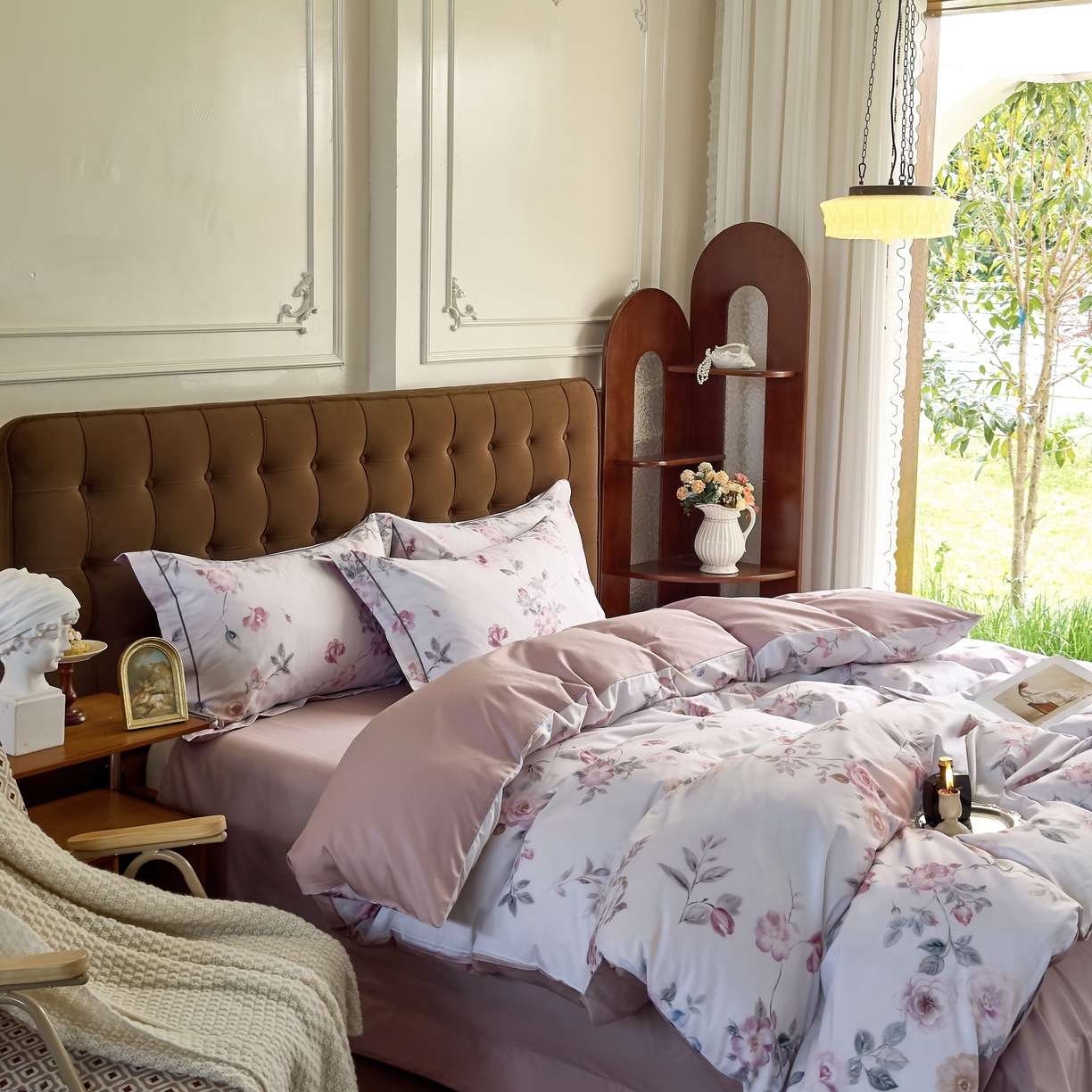 91家纺网 家纺一手货源 找家纺 （总）由丽家纺 2025新款亲肤舒适全棉纯棉臻棉数码印花四件套系列