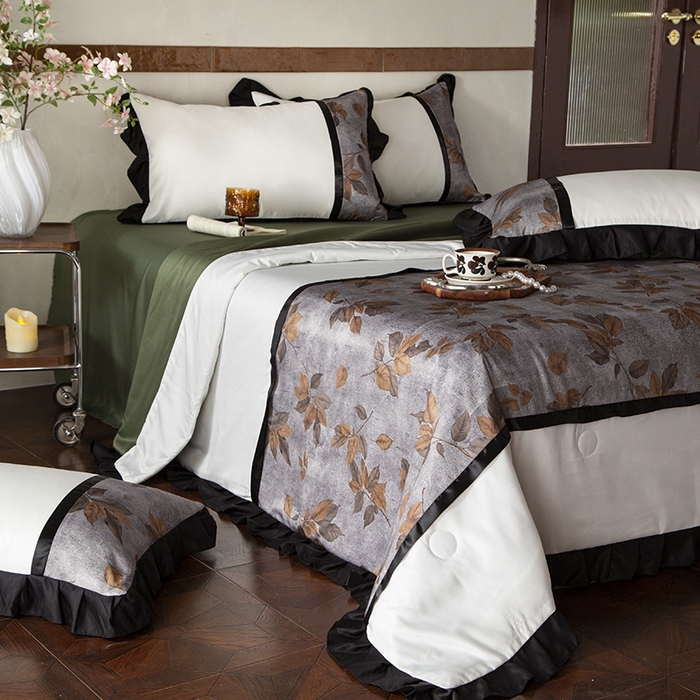 91家纺网 家纺一手货源 找家纺 富宁家纺 2025新款数码印花拼接夏被夏凉被空调被 扶苏