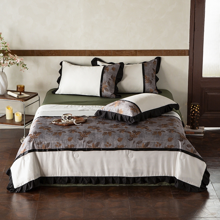 91家纺网 家纺一手货源 找家纺 富宁家纺 2025新款数码印花拼接夏被夏凉被空调被 扶苏