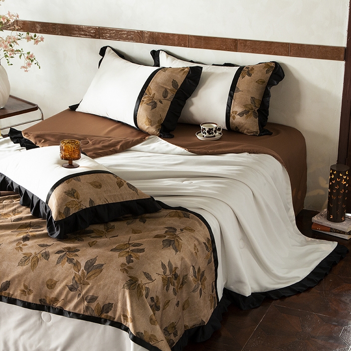 91家纺网 家纺一手货源 找家纺 富宁家纺 2025新款数码印花拼接夏被夏凉被空调被 落忆