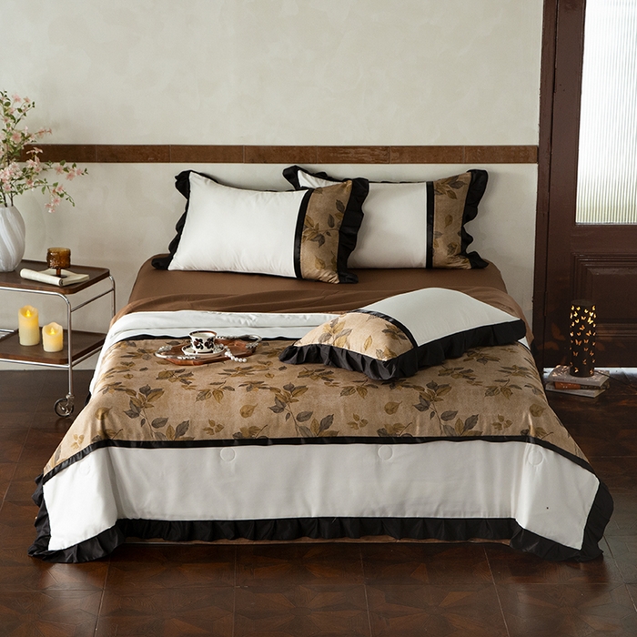 91家纺网 家纺一手货源 找家纺 富宁家纺 2025新款数码印花拼接夏被夏凉被空调被 落忆