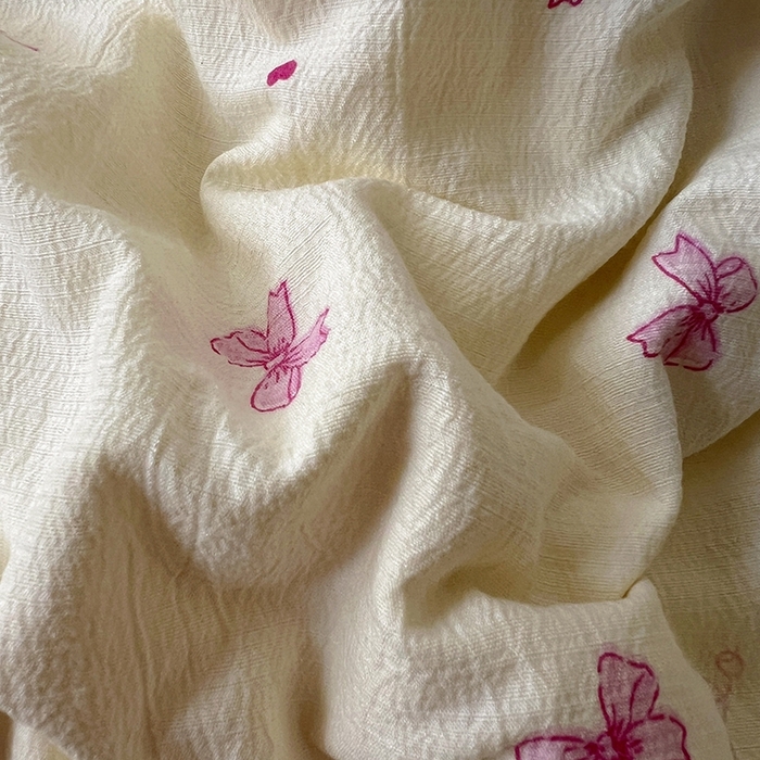 91家纺网 家纺一手货源 找家纺 美梦家纺2025新款皱皱纱花边被套床盖四件套 相思粉