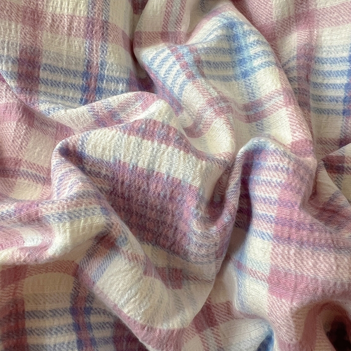 91家纺网 家纺一手货源 找家纺 美梦家纺2025新款皱皱纱花边被套床盖四件套 樱桃格格