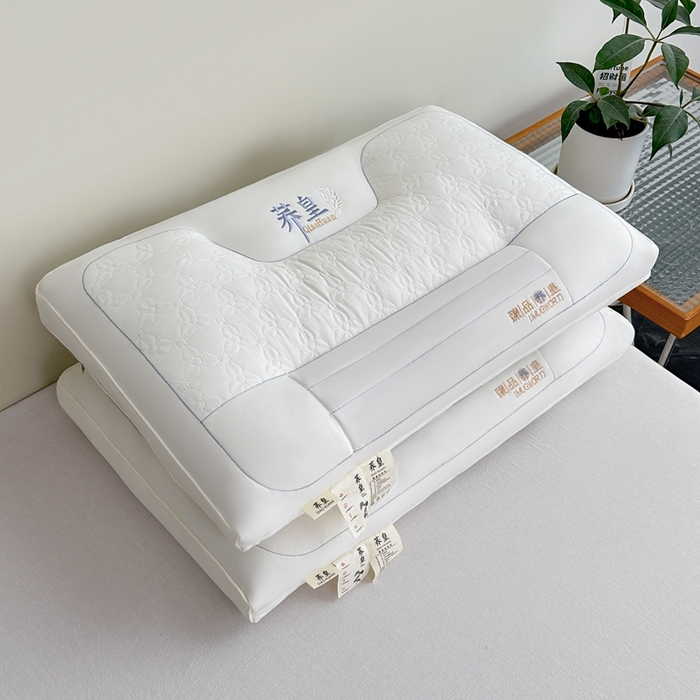 91家纺网 家纺一手货源 找家纺 （总）橘夏2025新款水洗荞麦枕头枕芯