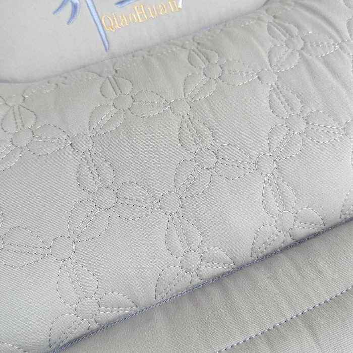 91家纺网 家纺一手货源 找家纺 橘夏2025新款水洗荞麦枕头枕芯 灰一只