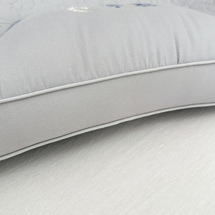 91家纺网 家纺一手货源 找家纺 橘夏2025新款水洗荞麦枕头枕芯 灰一只