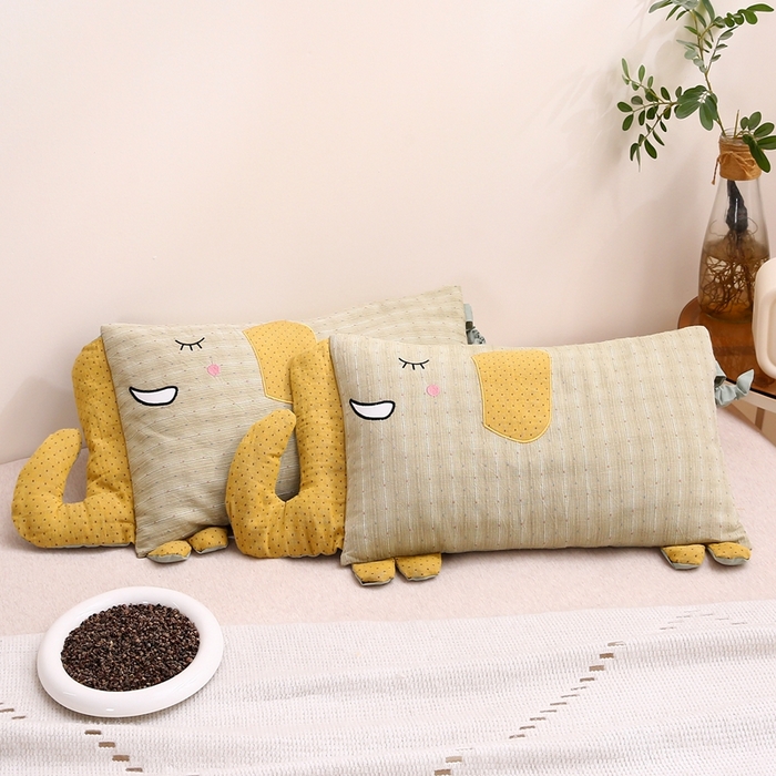 91家纺网 家纺一手货源 找家纺 （总）珍贝2025新款全棉水洗棉儿童学生枕荞麦枕